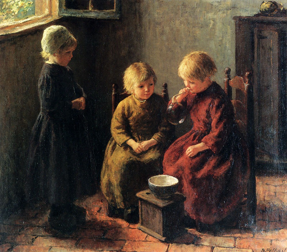 Edward Henry Potthast Blowing Bubbles